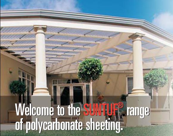 suntuf polycarbonate roof sheeting