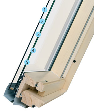 fakro skylight cut away