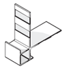 stria aluminium external box corner